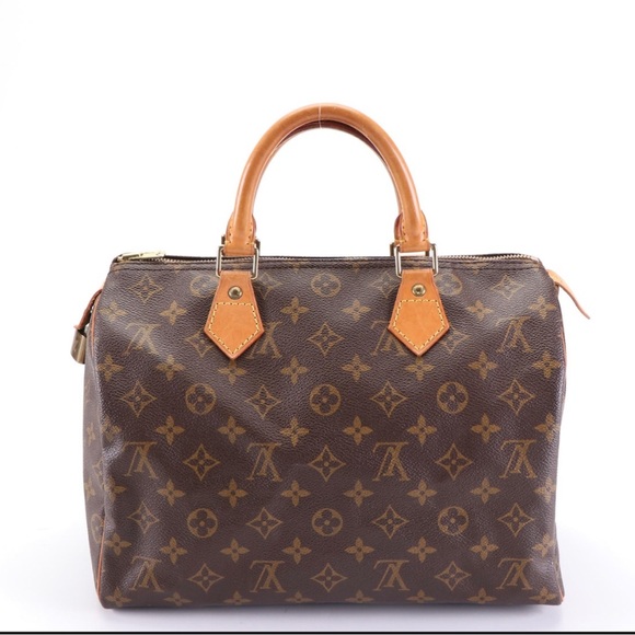 Louis Vuitton Speedy 30 in Monogram Canvas and Vachetta Leather - Picture 3 of 17